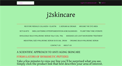 Desktop Screenshot of j2skincare.com